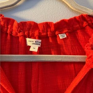 Max Studio Vibrant Orange Maxi Dress